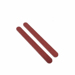 Nail File RED, Grit 80/80, Made In USA