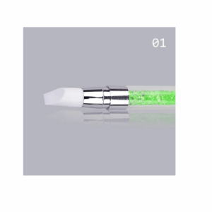 Dual Silicone Heads Nail Art Sculpture Pen, Green