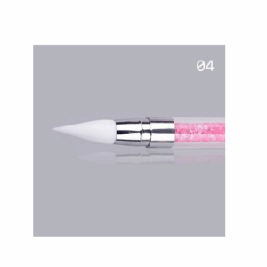 Dual Silicone Heads Nail Art Sculpture Pen, Pink