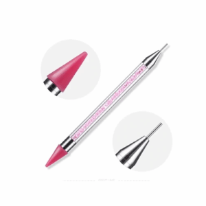 Nail Art Dotting Pen Rhinestone Wax Pencil Decorations, Pink