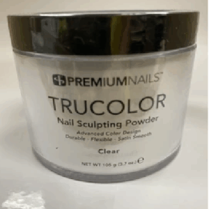 PremiumNails TRUCOLOR Nail Sculpting Powder | Clear 3.7oz.