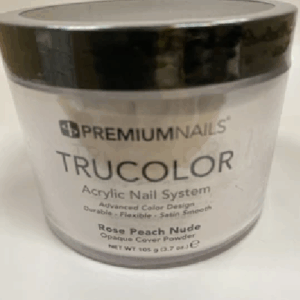 PremiumNails TRUCOLOR Nail Sculpting Powder | Rose Peach Nude 3.7oz.