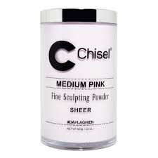 Chisel Fine Sculpting Powder #DAPLAGHIEN | Medium Pink Sheer, 12oz.