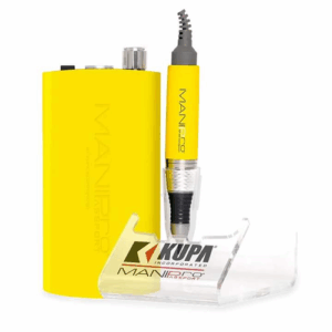 ManiPro Passport (Filing Machine) Limited Edition, HOLLY WOOD YELLOW (Portable Electric Nail File) & KP-60 Handpiece