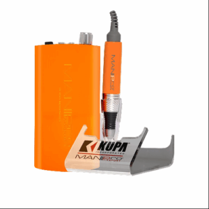 ManiPro Passport (Filing Machine) Limited Edition, SUNSET BLVD ORANGE (Portable Electric Nail File) & KP-60 Handpiece