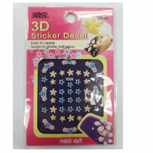 SASSI 3D Sticker Decal Flower Nail Art TD-26