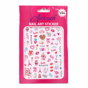 Airtouch Nail Art Sticker, Valentine Collection, V04