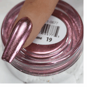 Cre8tion Chrome Nail Art Effect, 19, Light Pink, 1g