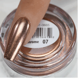 Cre8tion Chrome Nail Art Effect, 07, Rose Gold, 1g