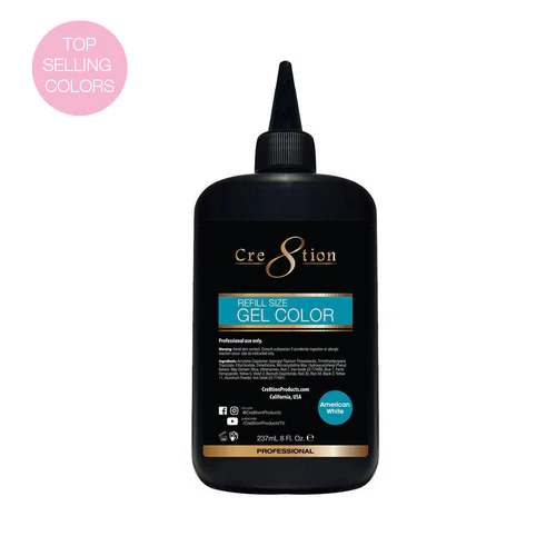 Cre8tion Soak Off Gel System - American White