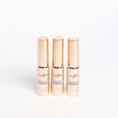 Cre8tion Detailing Gel Chrome Base 0.33oz 01 Clear - Image 2