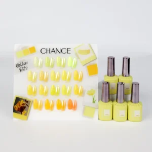 Alternative view of Chance Yellow Ritz Collection 0.5oz - 18 Colors w/ 1 Counter Display, 3 Chance No Wipe Top Coat 0.5oz & 1 Cre8tion White Pearl Chrome Cre8tion SKU: 38019