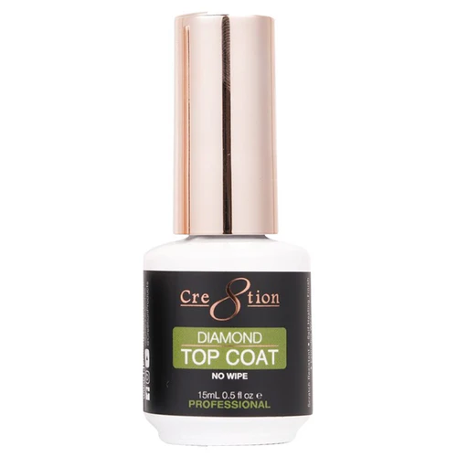 Cre8tion Diamond Soak Off Gel No wipe top coat 0.5oz