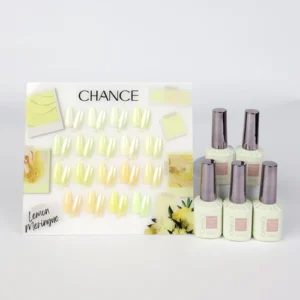 Alternative view of Chance Lemon Meringue Collection 0.5oz - 18 Colors w/ 1 Counter Display, 3 Chance No Wipe Top Coat 0.5oz & 1 Cre8tion White Pearl Chrome