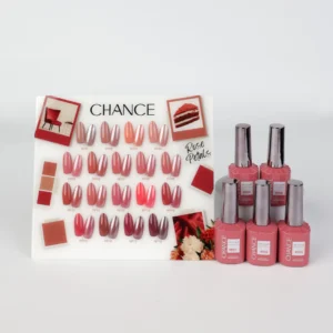 Alternative view of Chance Rose Petals Collection 0.5oz - 18 Colors w/ 1 Counter Display, 3 Chance No Wipe Top Coat 0.5oz & 1 Cre8tion White Pearl Chrome