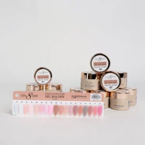 Cre8tion Gel Collection - Hema Free/TPO Free - Low Heat - Overlay/Builder Gel in Jar 1oz - Full Set 23 Colors w/ 1 Color Chart
