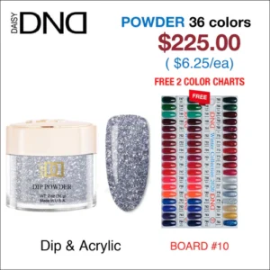 DND Matching Dip Powder - 36 colors Board 10 (#747 - #782)