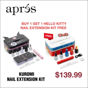 Apres x Kuromi - Nail Extension Kit Buy 1 get 1 Hello Kitty - Nail Extension Kit