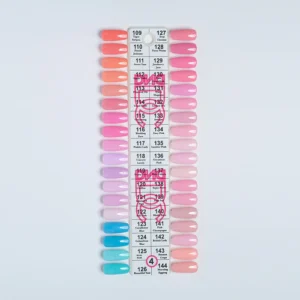 Alternative view of DND DC Dip Powder 2oz - 36 colors Board 4 (#109 - #144)