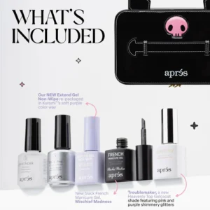 Alternative view of Apres x Kuromi - Nail Extension Kit Buy 1 get 1 Hello Kitty - Nail Extension Kit