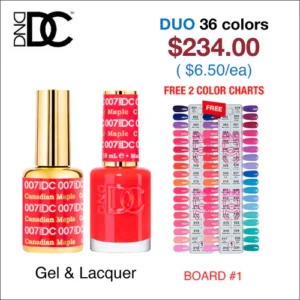 DND DC Duo Matching Color - 36 colors Board 1 (#001 - #036)