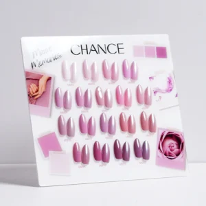 Alternative view of Chance Mauve Memories Collection 0.5oz - 18 Colors w/ 1 Counter Display, 3 Chance No Wipe Top Coat 0.5oz & 1 Cre8tion White Pearl Chrome