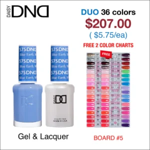 DND Duo Matching Color - 36 colors Board 5 (#546 - #581)