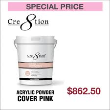 Cre8tion Acrylic Powder Cover Peach 25lbs