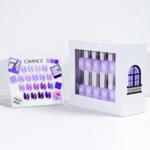 Alternative view of Chance Purple Vanity Collection 0.5oz - 18 Colors w/ 1 Counter Display, 3 Chance No Wipe Top Coat 0.5oz & 1 Cre8tion White Pearl Chrome