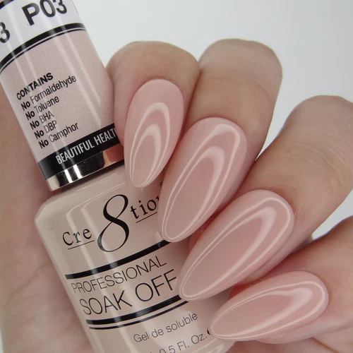 Cre8tion Gel - French Collection 0.5oz - P03 Precious Pink - Image 3