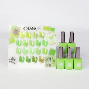 Alternative view of Chance Lime Splash Collection 0.5oz - 18 Colors w/ 1 Counter Display, 3 Chance No Wipe Top Coat 0.5oz & 1 Cre8tion White Pearl Chrome