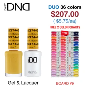 DND Duo Matching Color - 36 colors Board 9 (#711 - #746)