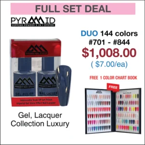 Pyramid Duo Matching Color - Collection Luxury - Full Set 144 colors (701 - 844)