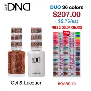 DND Duo Matching Color - 36 colors Board #2