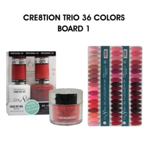 Cre8tion Matching Color - 36 colors Board 1 #01-#36