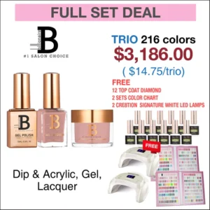 Billionaire Trio Matching Color - Full set 216 Colors