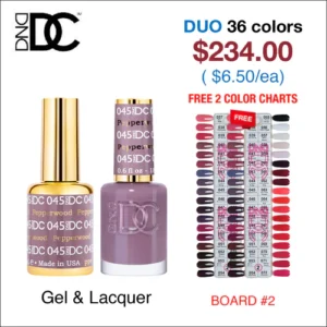 DND DC Duo Matching Color - 36 colors Board 2 (#037 - #072)