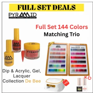 Pyramid Full Set Trio 145 Color Super Matching - De Bee Collection