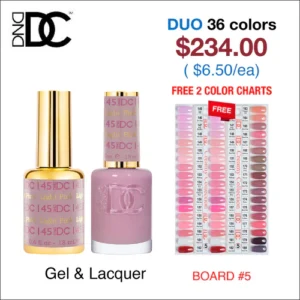 DND DC Duo Matching Color - 36 colors Board 5 - Creamy Collection (#145 - #180)