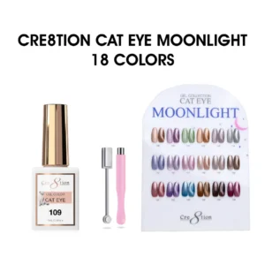 Cre8tion Cat Eye Gel 0.5oz - Moonlight Collection - 18 colors (#109-#126)