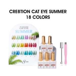 Cre8tion Cat Eye Gel 0.5oz - Summer Collection - 18 colors (#37-48 & #139-144)