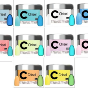 Alternative view of Chisel Glow in the Dark Dipping Powder 2oz - Full Set 24 Colors (#GL01 - #GL24)