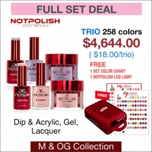 NotPolish Matching Trio - M&OG Collection - Full set 258 colors