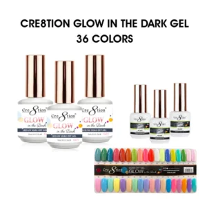 Cre8tion Glow in the Dark Gel 0.5oz - Full Set 36 colors