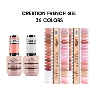 Cre8tion Full Set - French Gel Collection 36 Colors