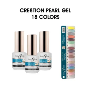 Cre8tion Pearl Gel 0.5oz - Full Set 18 colors