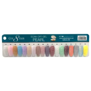Alternative view of Cre8tion Pearl Gel 0.5oz - Full Set 18 colors