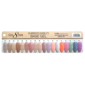 Alternative view of Cre8tion Rubber/Biab Base Gel 0.5oz - Full Set 18 Colors