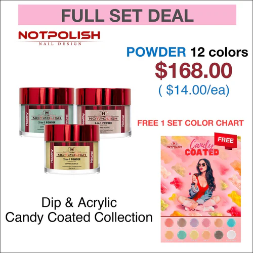 NotPolish Dip Powder 2oz - Candy Coated Collection