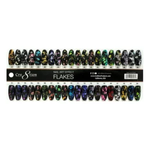 Alternative view of Cre8tion Chameleon Flakes Nail Art Effect 0.5g - Full set 40 colors